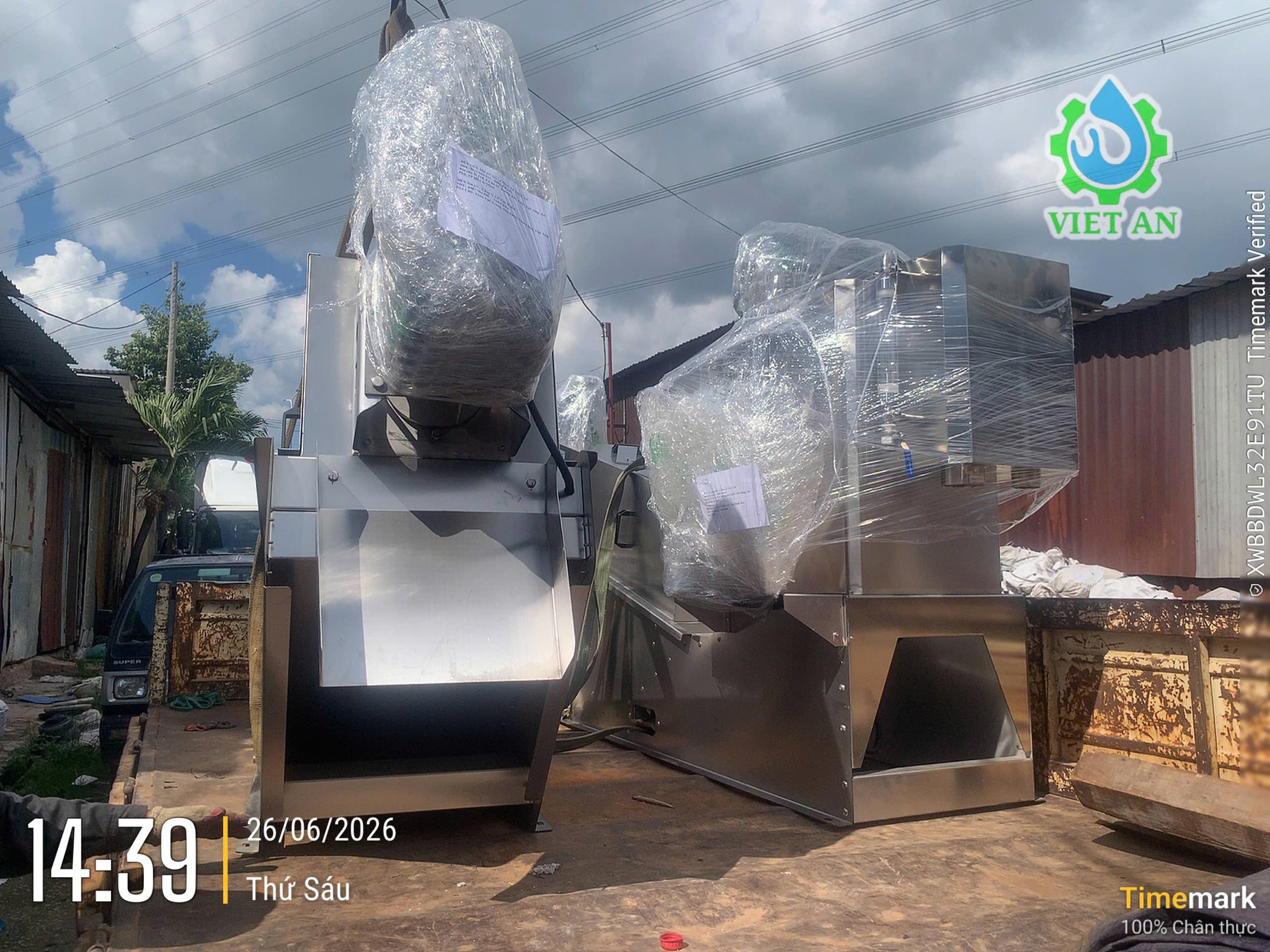 Máy ép bùn trục vít 201