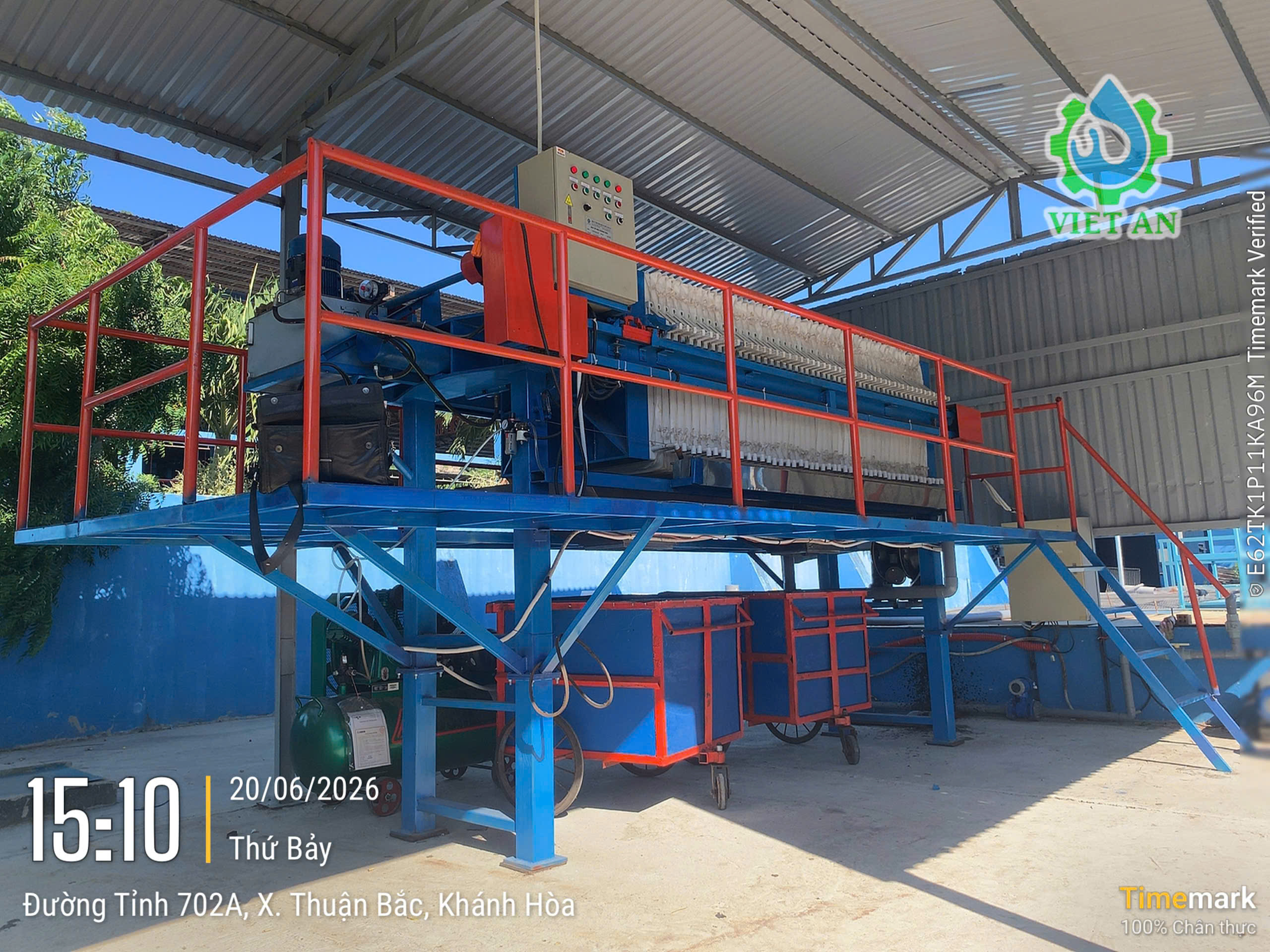 Bảo trì máy ép bùn Khung bản