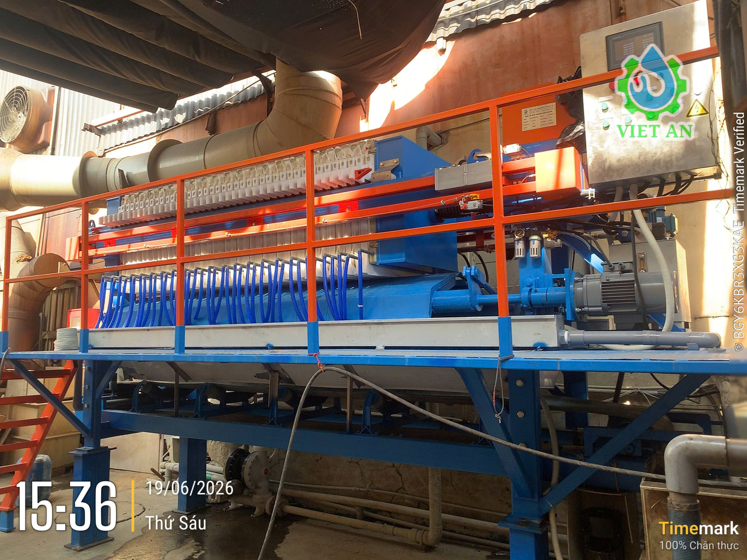 Máy ép bùn Khung bản
