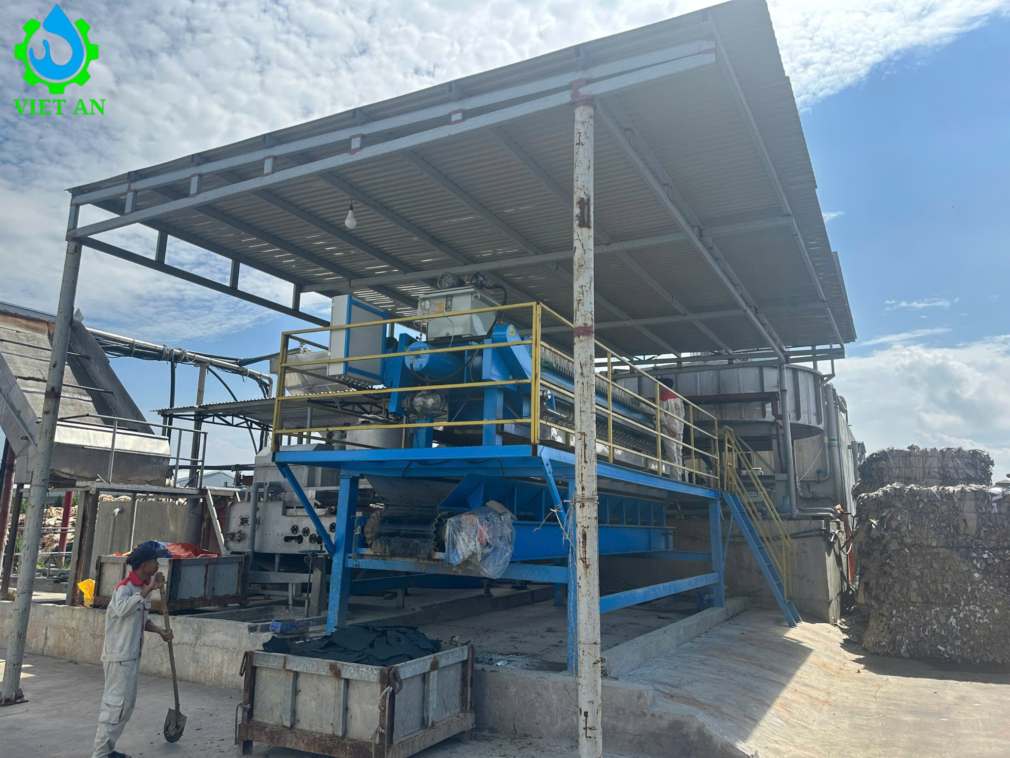 Máy ép bùn khung bản