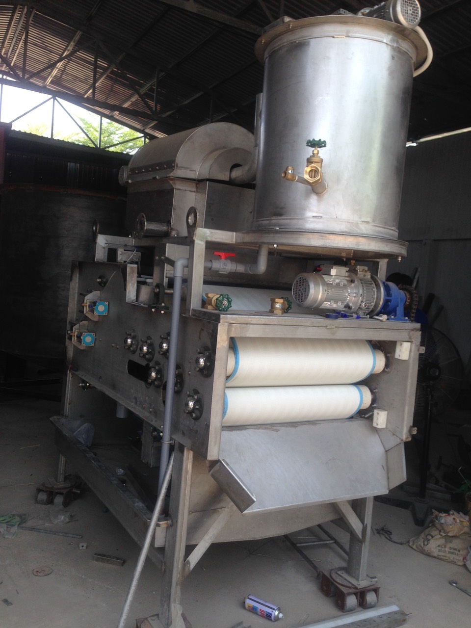 Máy ép bùn Băng tải 500