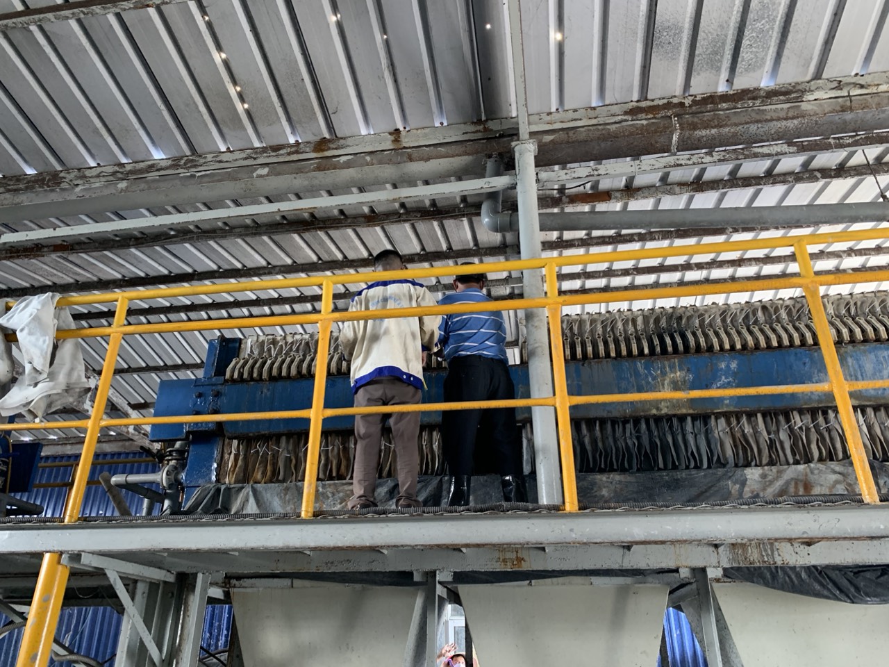 Việt An sửa chữa máy ép bùn Khung bản