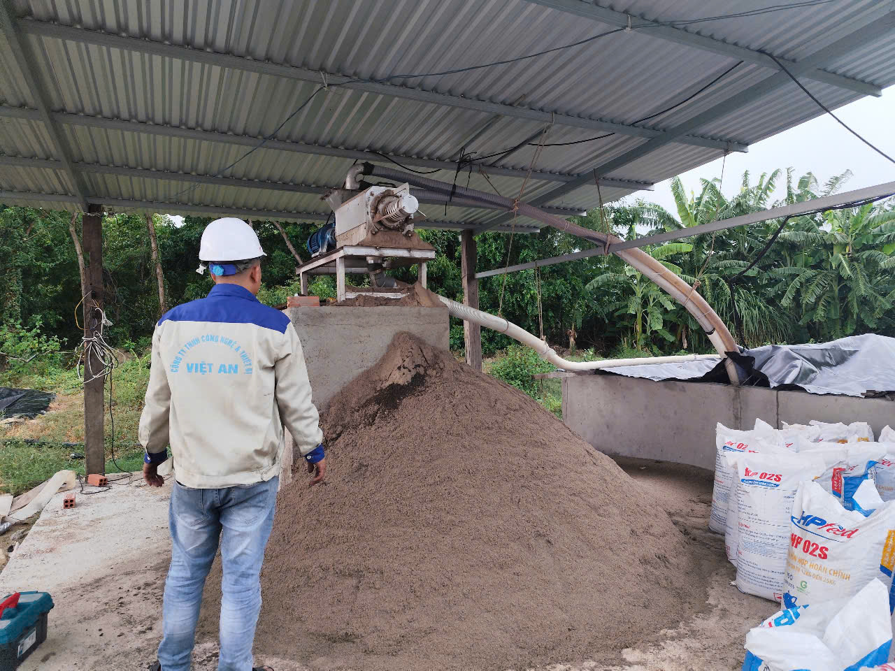 Máy tách phân đơn