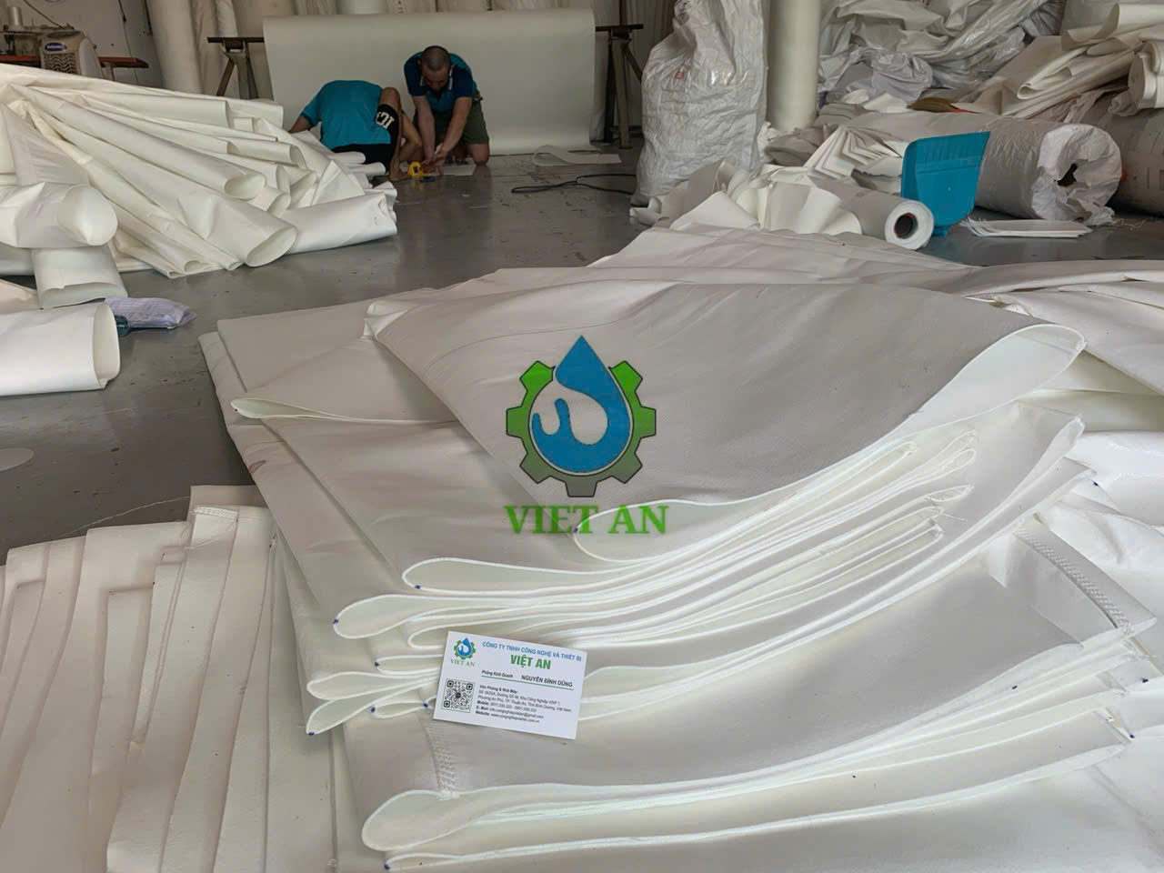 Việt An gia công vải lọc bùn