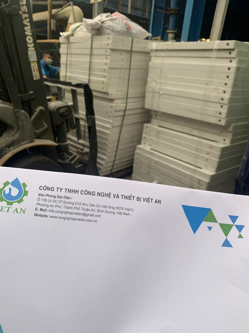 Tấm khung bản máy ép bùn