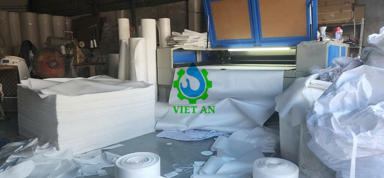 Vải lọc máy ép bùn
