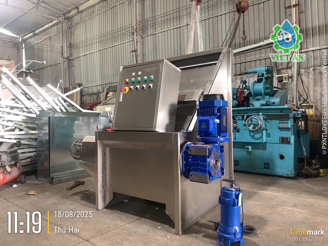 Máy tách phân kép