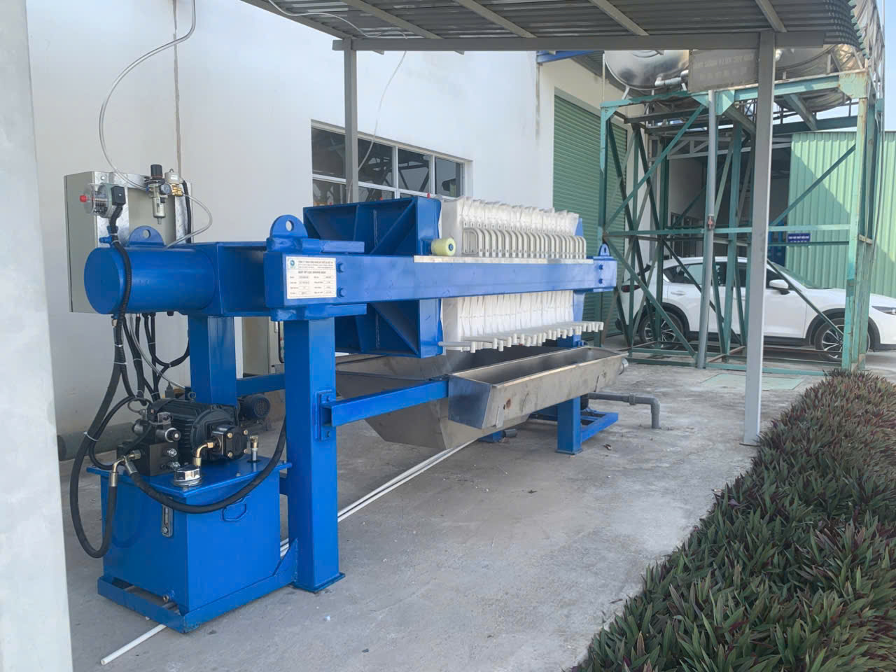 Vải lọc máy ép bùn