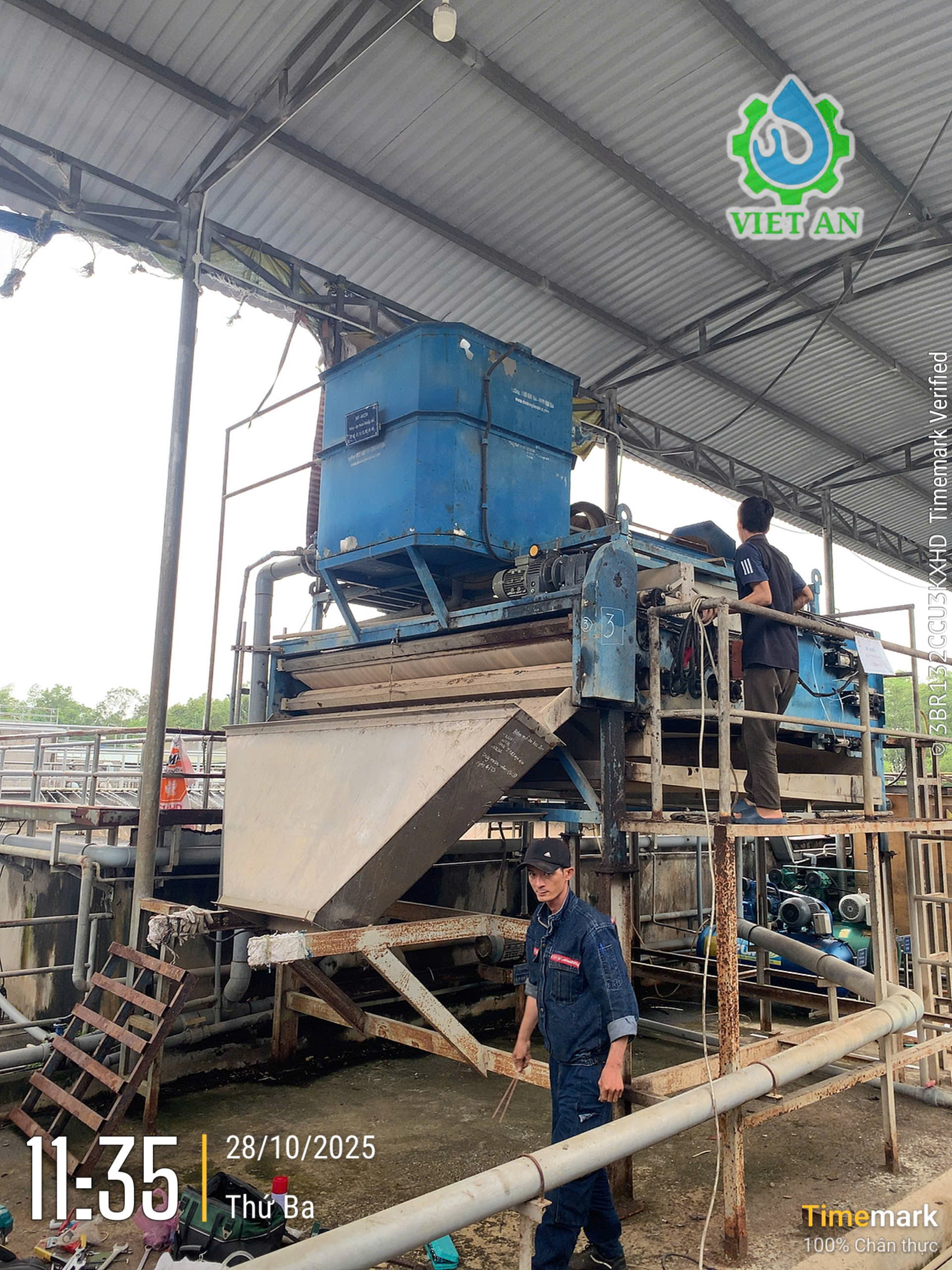 Sửa máy ép bùn